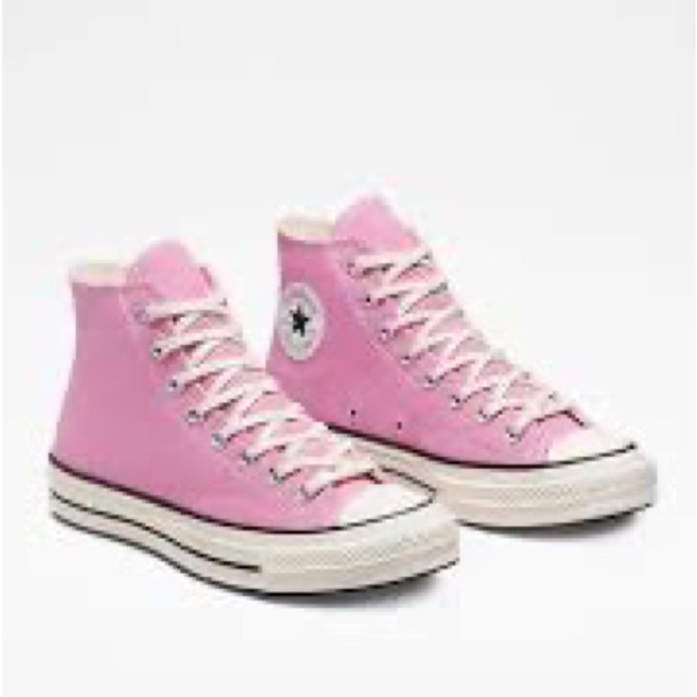 Light Pink High-Top Canvas Sneakers | Converse | Like New